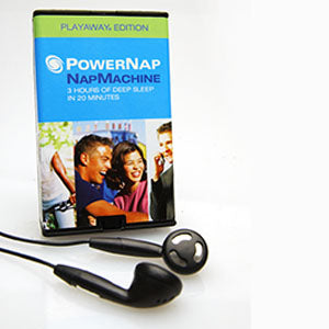 NapMachine-original 20-minute power nap with ear buds